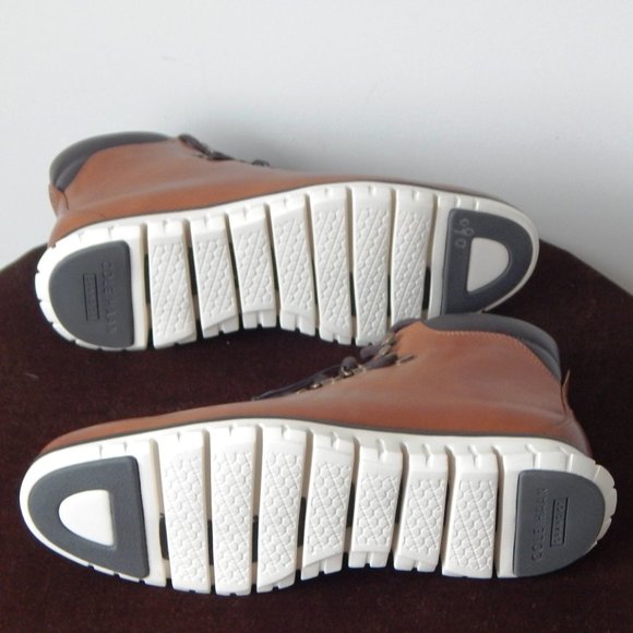 NEW Men's Cole Haan ZEROGRAND Water Resistant Hiker C35595 Boots Brown - Picture 4 of 5